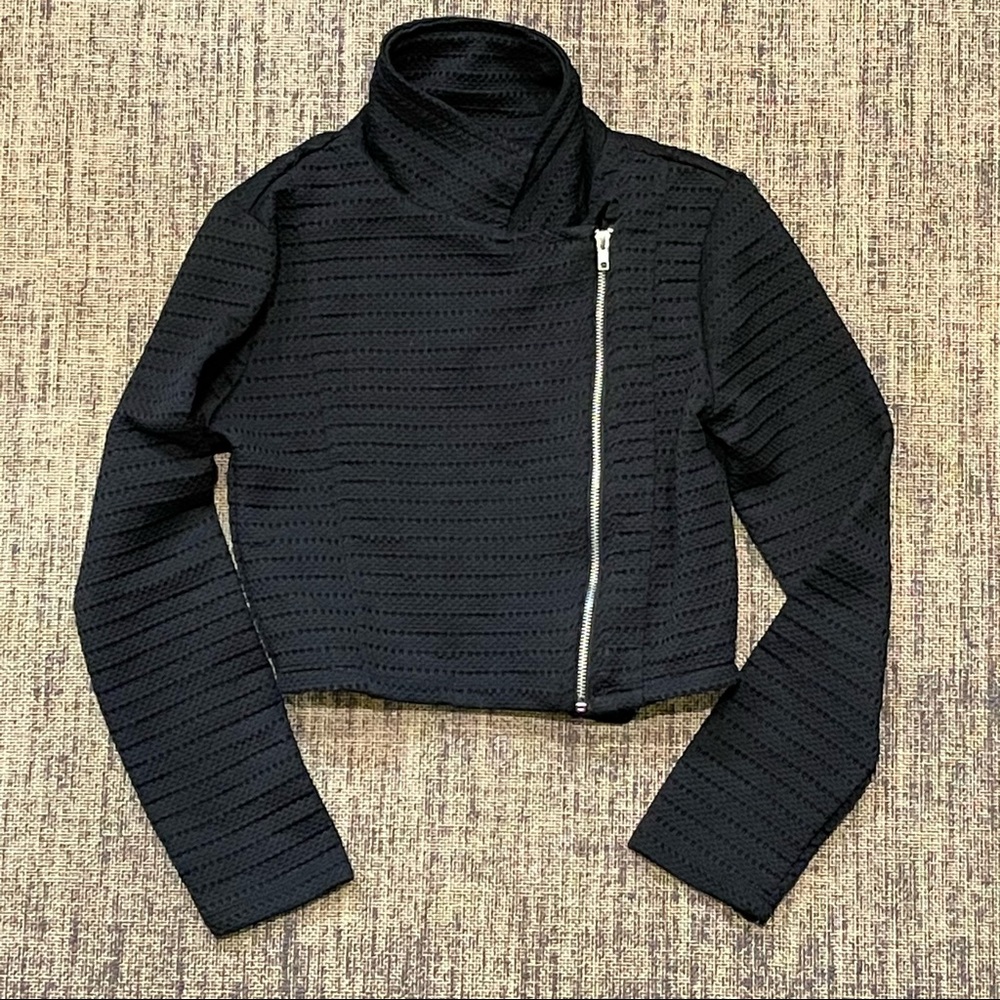 Total Girl Black Crop Top Jacket